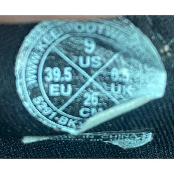 Keen Commuter Mens Sandals 9 Black Yellow Bungee Tie Hiking Shoes Toe Protection - Picture 3 of 9